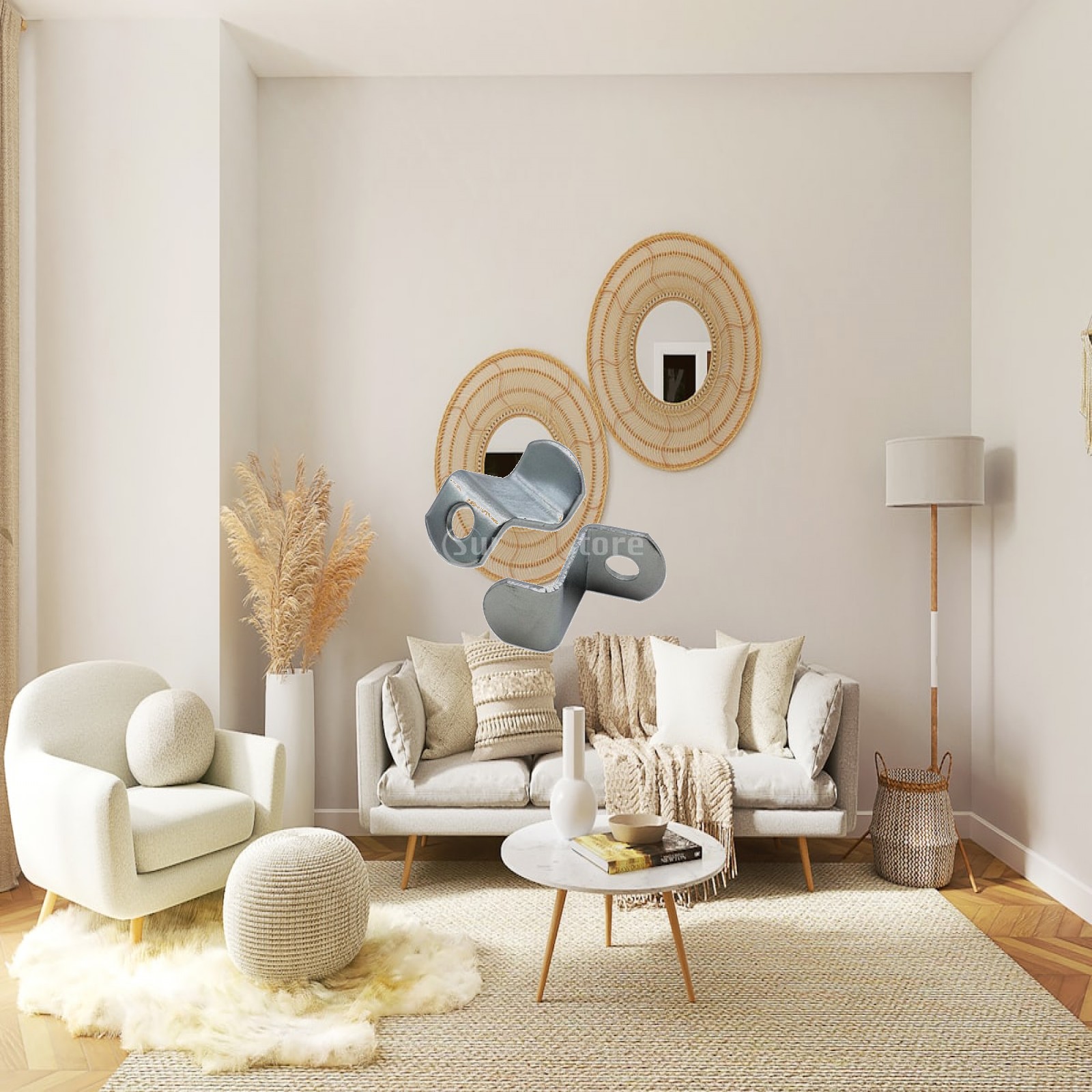 Furniture Hardware Types - เหล็กฉากตัว Z สำหรับยึดมุม แข็งแรง ทนทาน ใช้สำหรับเสริมความแข็งแรงของตู้