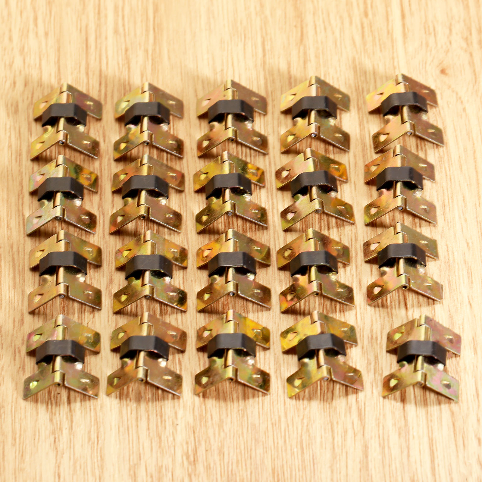 Furniture Hardware And Fittings - 20Pc 20X18Mm Retro Mini ฤดูใบไม้ผลิบานพับทองบานพับตู้ไม้ขนาดเล็กของขวัญกล่องบานพับข้อต่อสำหรับฮาร์ดแวร์เฟอร์นิเจอร์