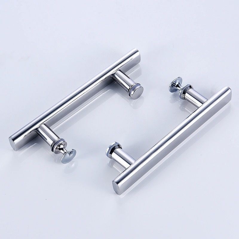 Furniture Hardware Types - 2ชิ้น/ล็อต ABS + สแตนเลสสตีลเลื่อนลูกบิดประตู Handle สำหรับเฟอร์นิเจอร์ภายใน