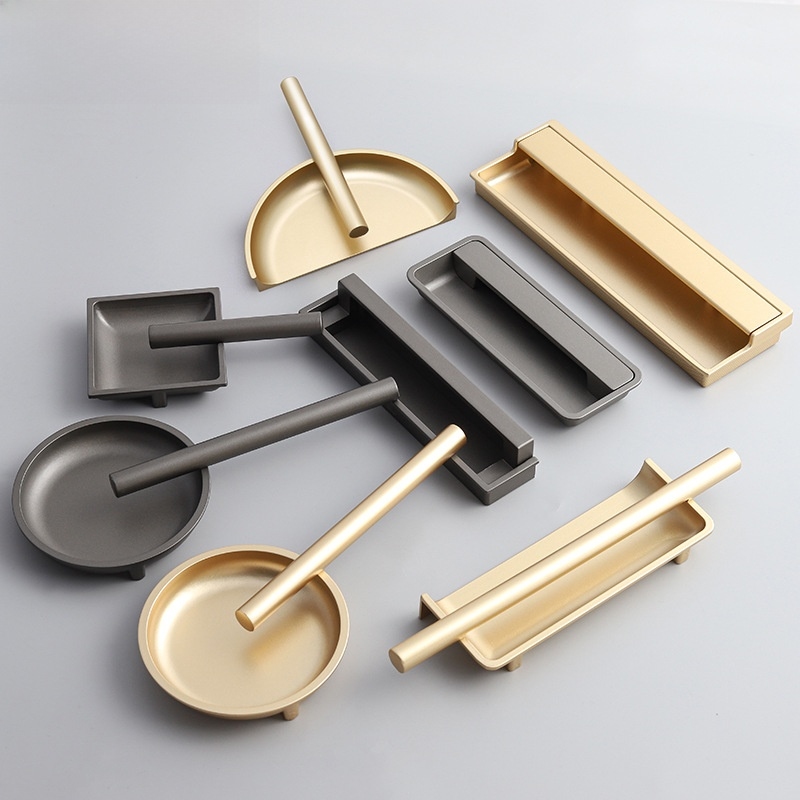 มือจับแบบซ่อนในตัว ทำจากโลหะผส - Furniture Hardware Types บทวิจารณ์และราคา