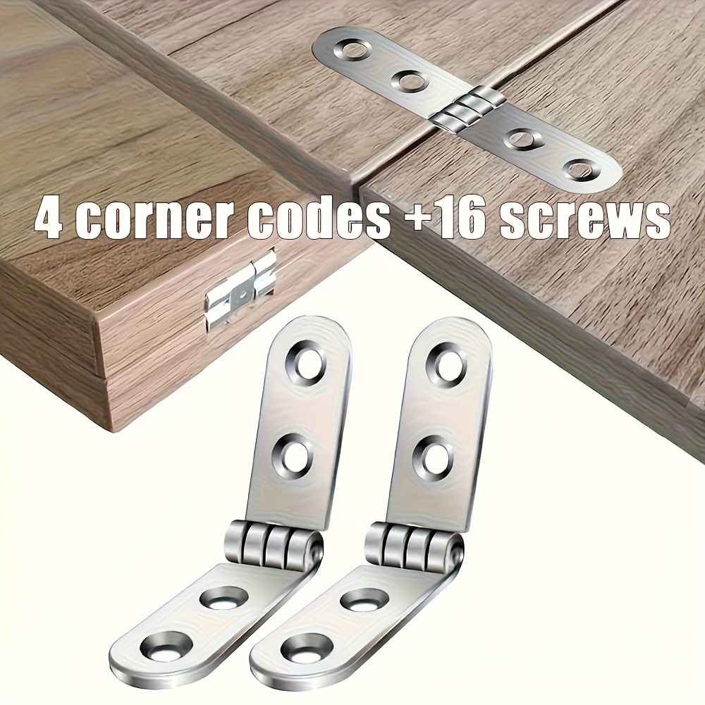 บานพับพับได้ 4 ชิ้น อุปกรณ์กรอ - Furniture Hardware Photos บทวิจารณ์และราคา