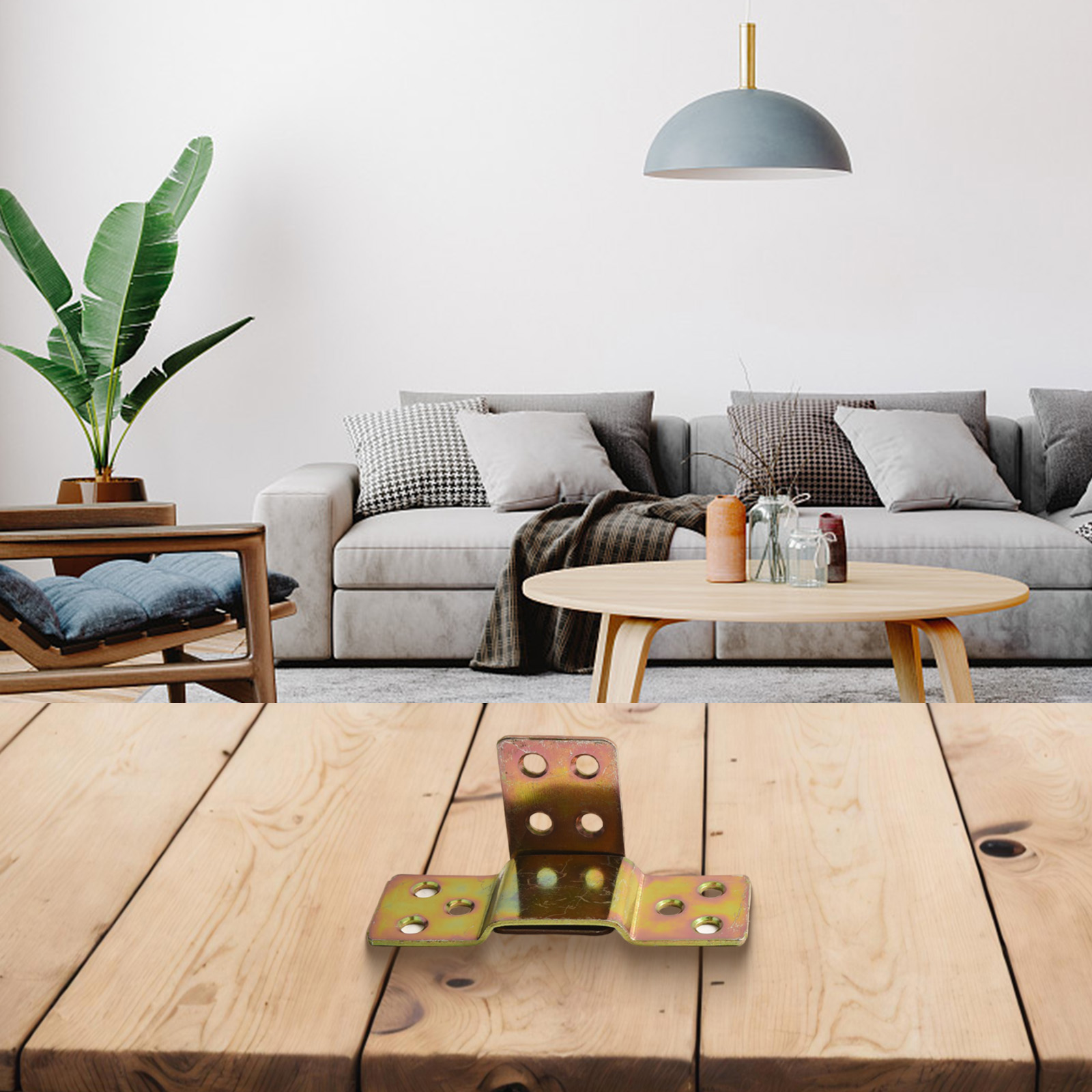 ขายึดราวเตียงโลหะ 5 ชิ้น รูปตั - Furniture Hardware And Fittings บทวิจารณ์และราคา