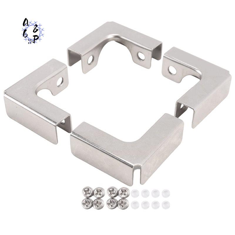คลิปยึดกระจกแบบตัว L รุ่น A68P - Furniture Hardware Types บทวิจารณ์และราคา