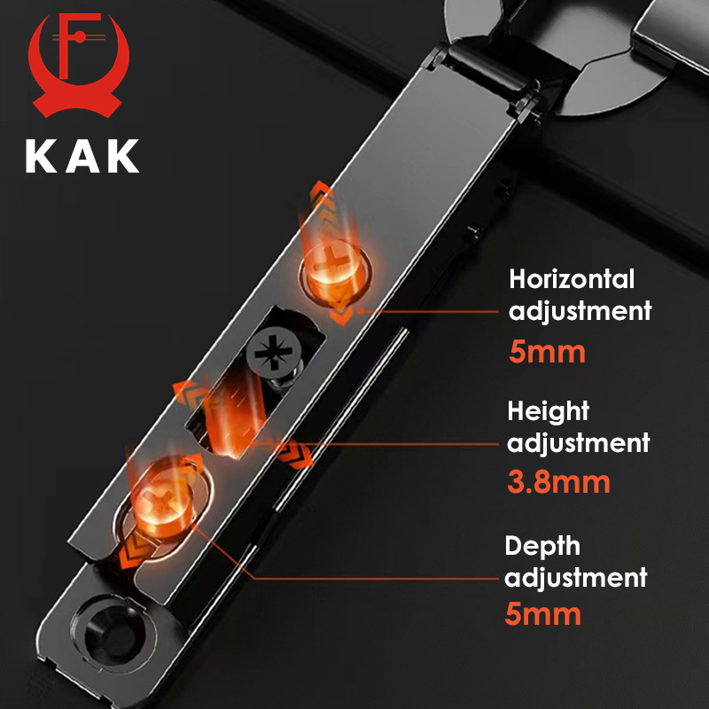 KAK 2PCS ตู้ครัวบานพับซ่อนสีดำ - Furniture Hardware And Fittings บทวิจารณ์และราคา